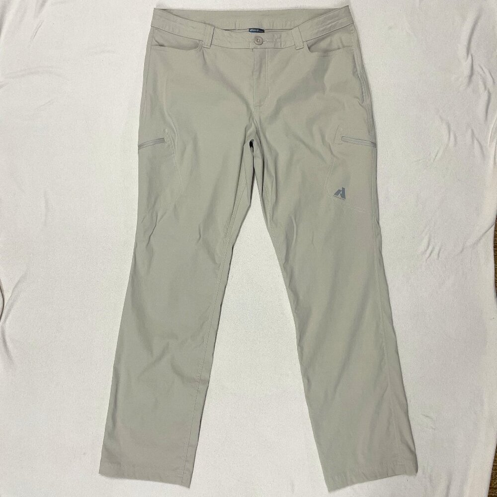 Eddie Bauer Guide Pro Pants size 14 "Pumice" (Beige)